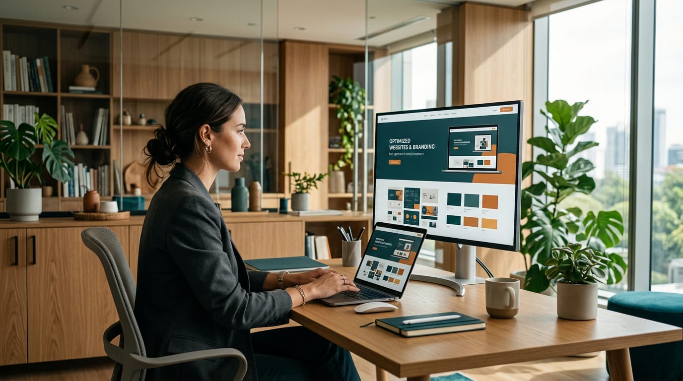 Criação de sites com IA: rápido, otimizado e pronto para converter
